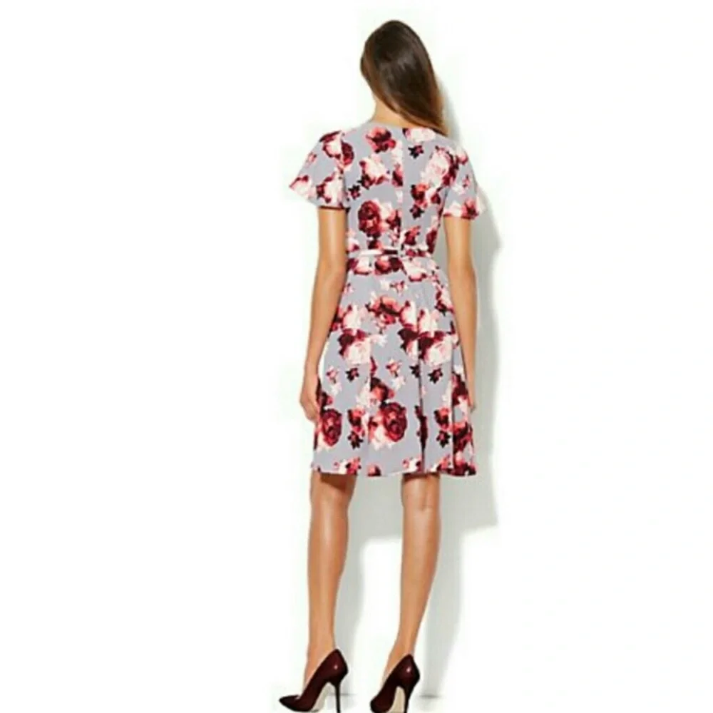 Eva•Mendes New York & Company Floral Print Dress - Picture 3 of 8